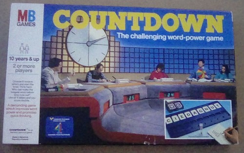Vintage countdown word game - vintage,
