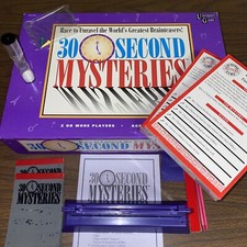 30 Second Mysteries Board Game