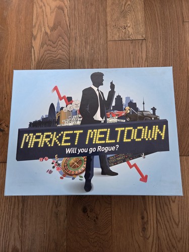 Market meltdown board game - market,
